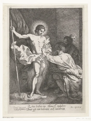 De ongelovige Thomas by Johannes Arnoldus Boland, print, 1860-1900