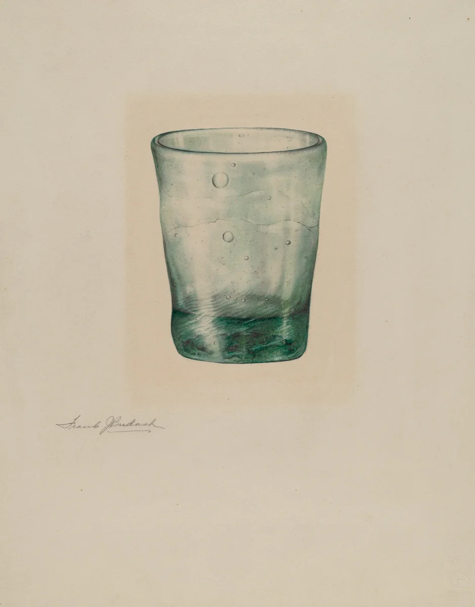 Tumbler by Frank Budash, index of american design, 1935-1942