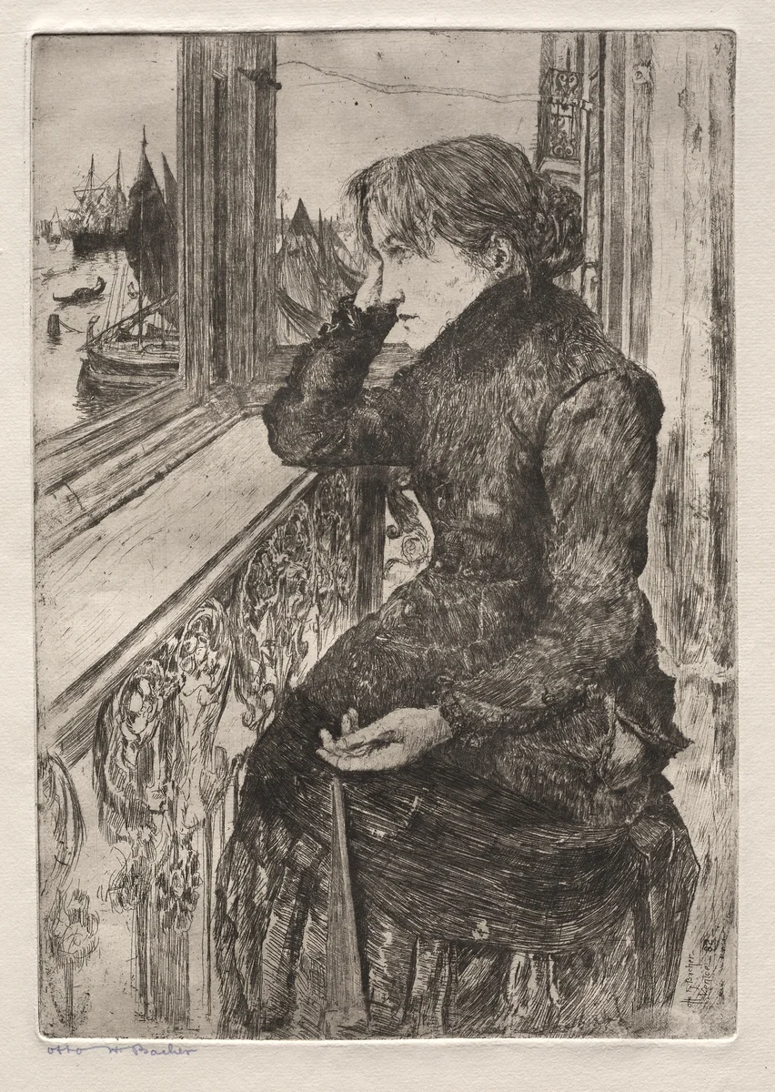 Etchings of Venice: Beautiful View by Otto H. Bacher, print, 1882