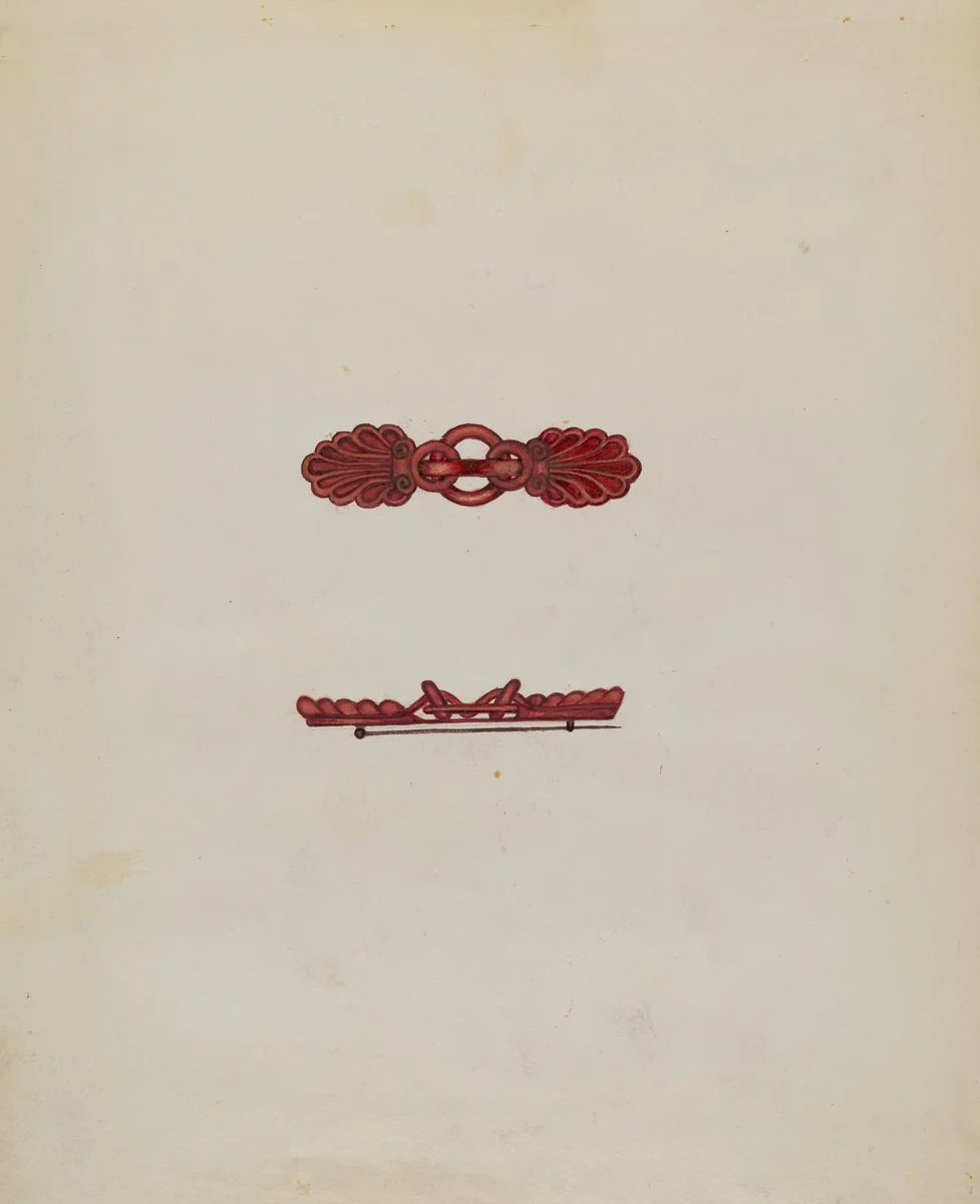 Brooch by Florence Stevenson, index of american design, 1936