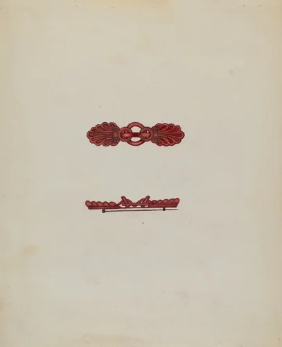 Brooch by Florence Stevenson, index of american design, 1936