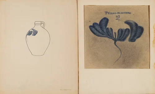 Jug by John Tarantino, index of american design, 1937