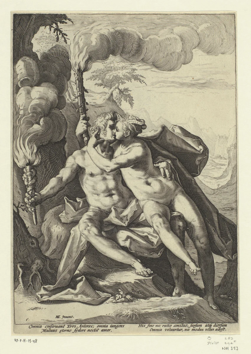 Liefde by Unknown, print, 1588