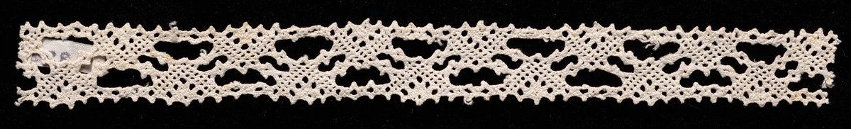 Bobbin Lace Insertion without Selvage by Unknown, textile, 1540-1560