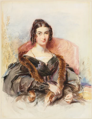 Portrait of a Woman by George Richmond, drawing, 1825-1840