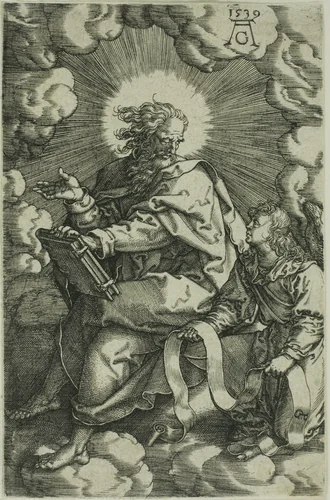 Matthew, from The Four Evangelists by Heinrich Aldegrever, print, 1539