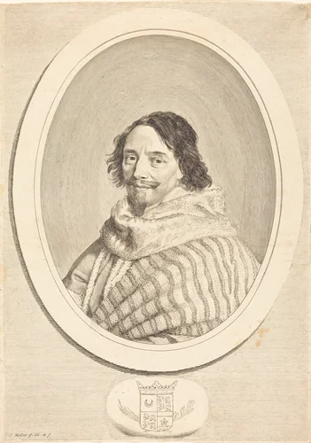 Henri de Mesmes by Claude Mellan, print, 1598-1688
