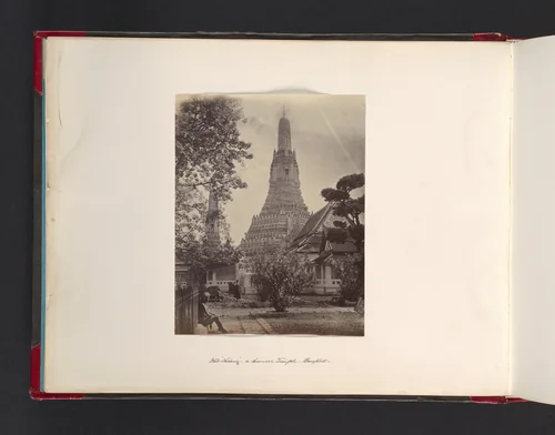 A Siamese Temple, Bangkok by John Thomson, photograph, 1865