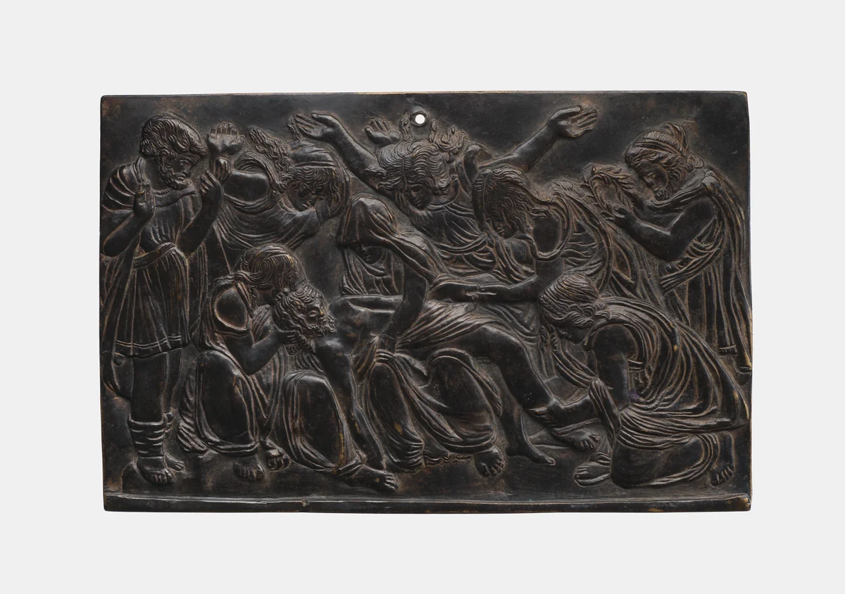 Pietà by Bertoldo di Giovanni, metalwork, 1430-1440