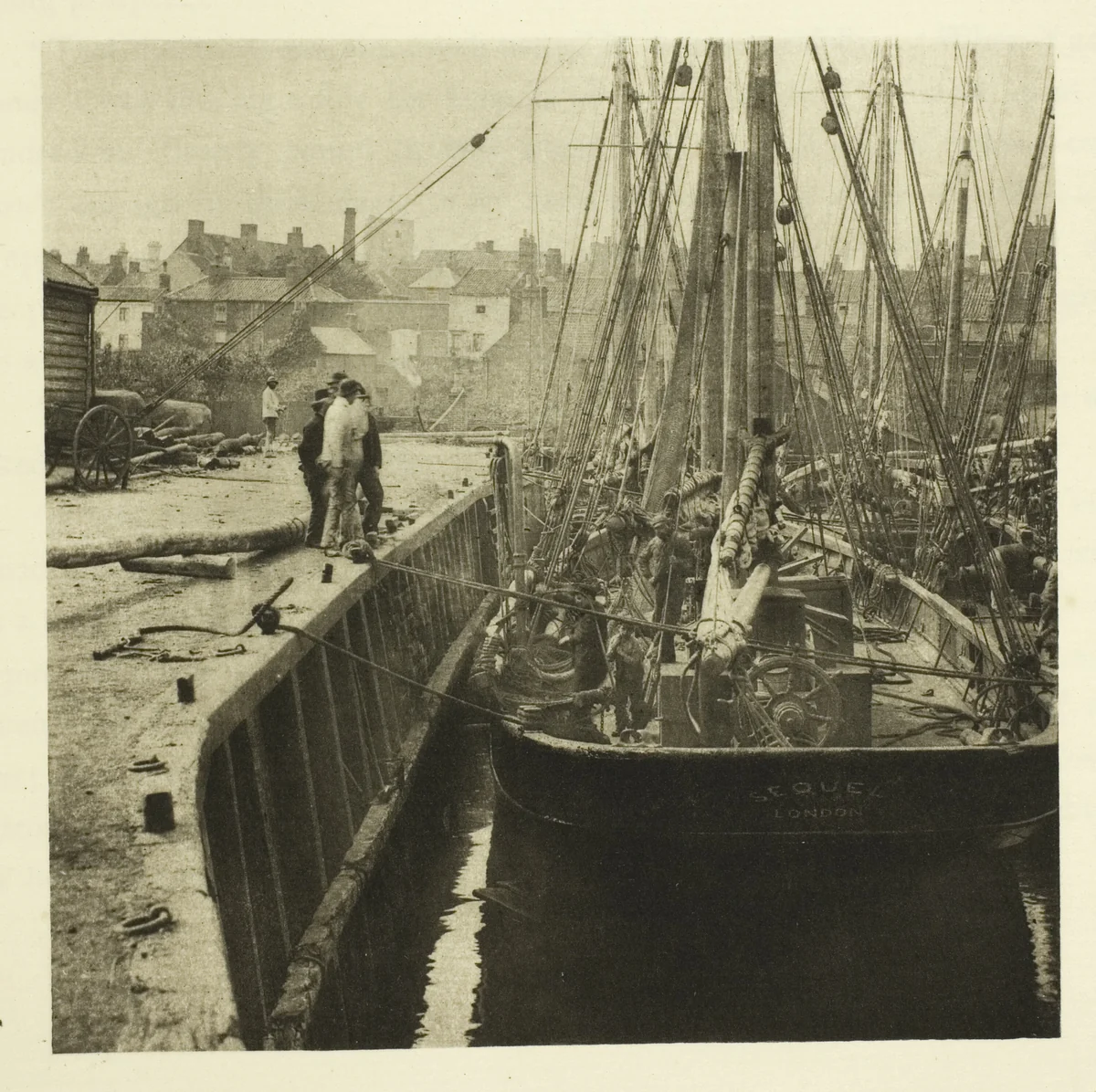 In Dock by Peter Henry Emerson, photograph, 1887