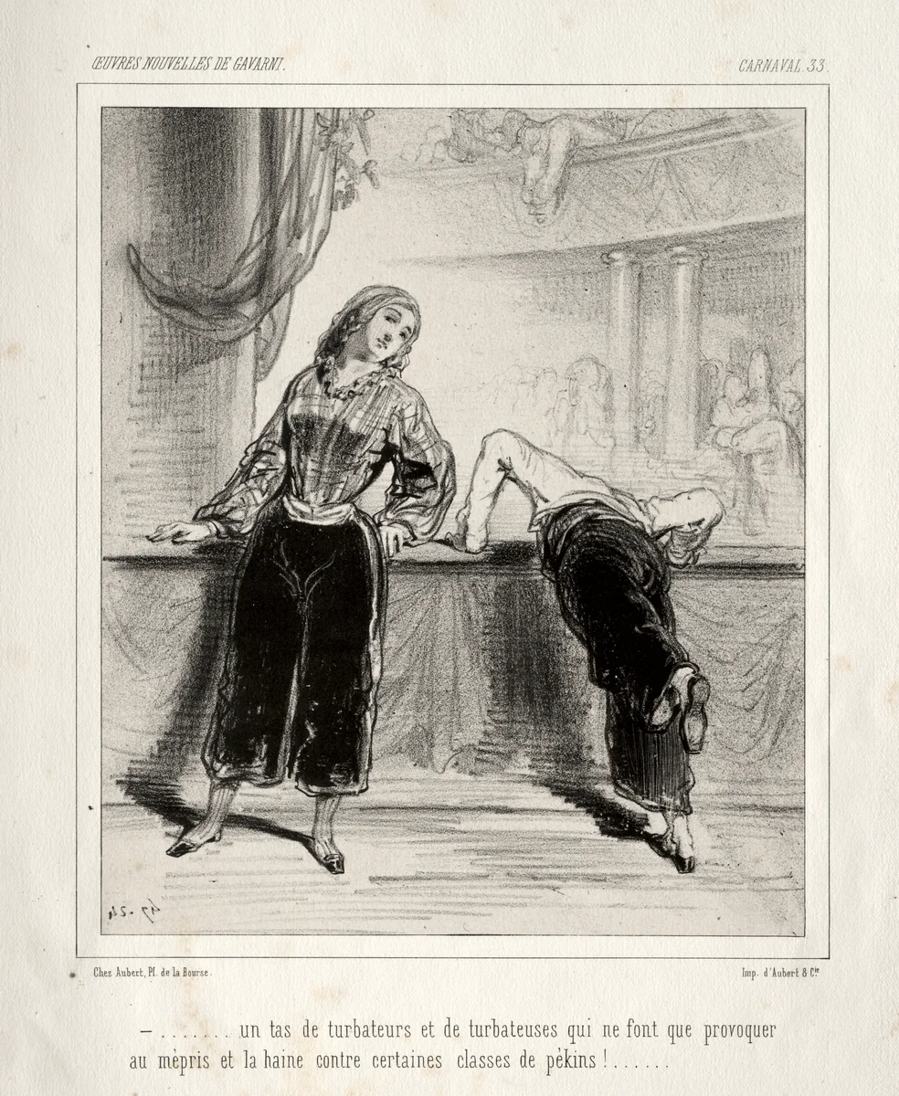 Carnaval by Paul Gavarni, print, 1824-1847