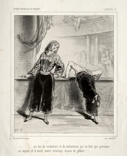 Carnaval by Paul Gavarni, print, 1824-1847