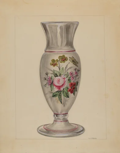 Vase by Gertrude Lemberg, index of american design, 1940
