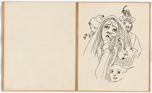 Plate (folio 11) from 591 by Francis Picabia, illustrated book, 1952