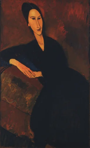 Anna Zborowska by Amedeo Modigliani, painting, 1917