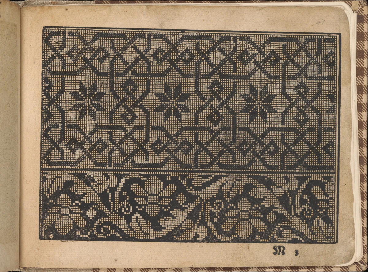 New Künstlichs Modelbuch (Page 47 recto) by Bernhard Jobin, book, 1600
