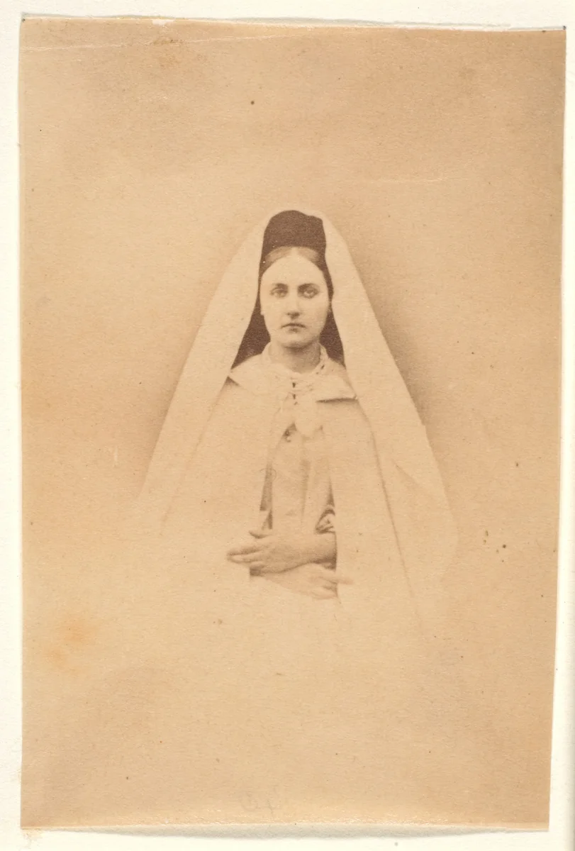 La Nonne blanche by Pierre-Louis Pierson, photograph, 1860-1869