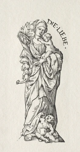 The Seven Virtues: Love by Hans Burgkmair, print, 1510