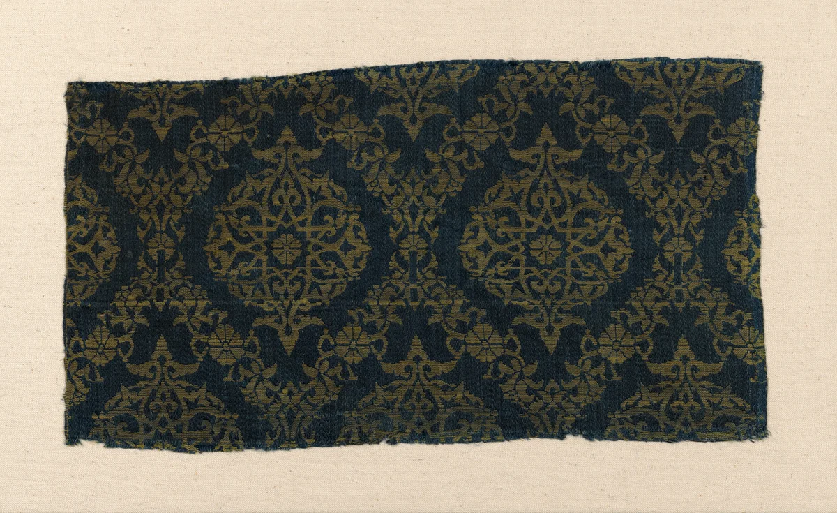 Fragment by Egypt, textile, 1301-1500