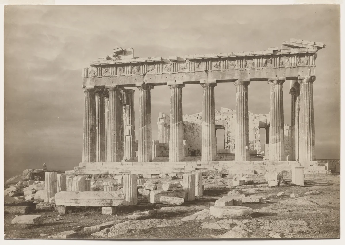 The Parthenon by Frédéric Boissonnas, photograph, 1902-1925