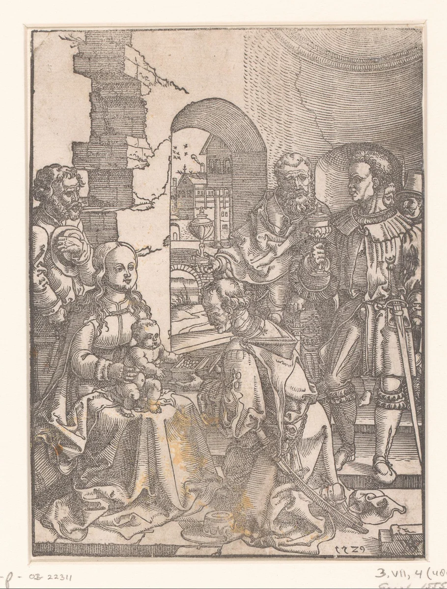 Laatste Avondmaal by anonymous, print, 1529