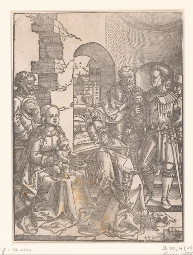 Laatste Avondmaal by anonymous, print, 1529
