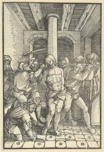 Christ Scourged, from Speculum passionis domini nostri Ihesu Christi by Hans Schäufelein, print, 1507