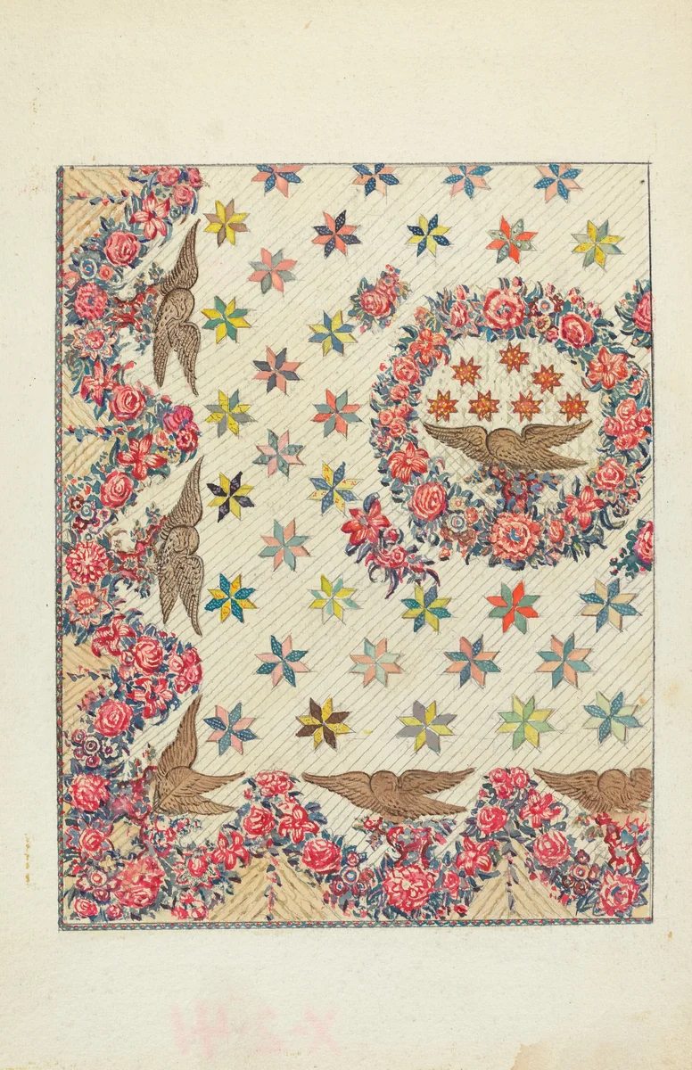 Texile by George Loughridge, index of american design, 1940