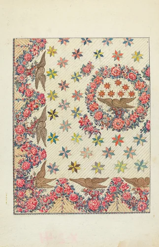 Texile by George Loughridge, index of american design, 1940