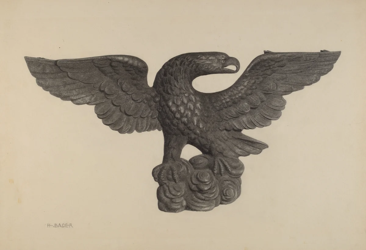 Eagle by Herman Bader, index of american design, 1939