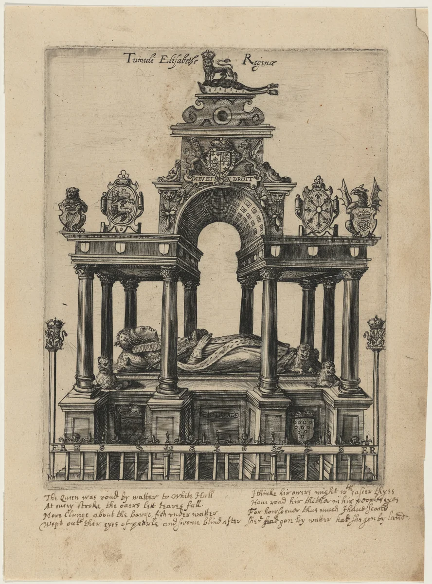 The Tomb of Elizabeth I by Magdalena van de Passe
Willem de Passe, print, 1620