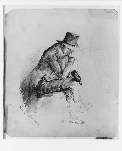 The Empty Bottle (from McGuire Scrapbook) by John McLenan, artwork, 1827-1865