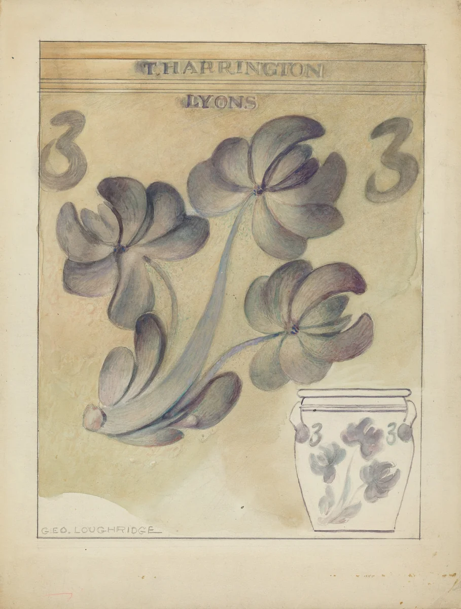 Crock by George Loughridge, index of american design, 1953