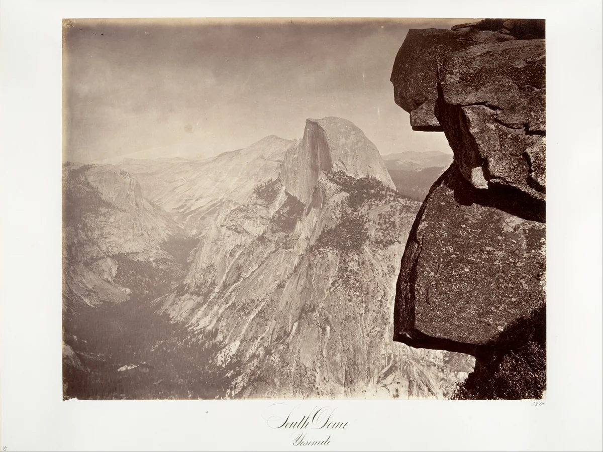 South Dome, Yosemite by Carleton E. Watkins, photograph, 1870-1874