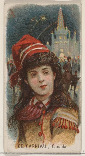 Ice Carnival, Canada, from the Holidays series (N80) for Duke brand cigarettes by W. Duke, Sons & Co., print, 1890