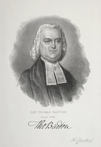 Rev. Thomas Barton by Max Rosenthal, print