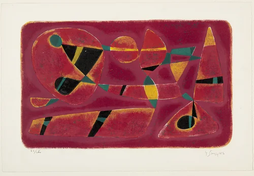 Fiery Bull (Toro de Fuego) by Gustave Singier, print, 1926