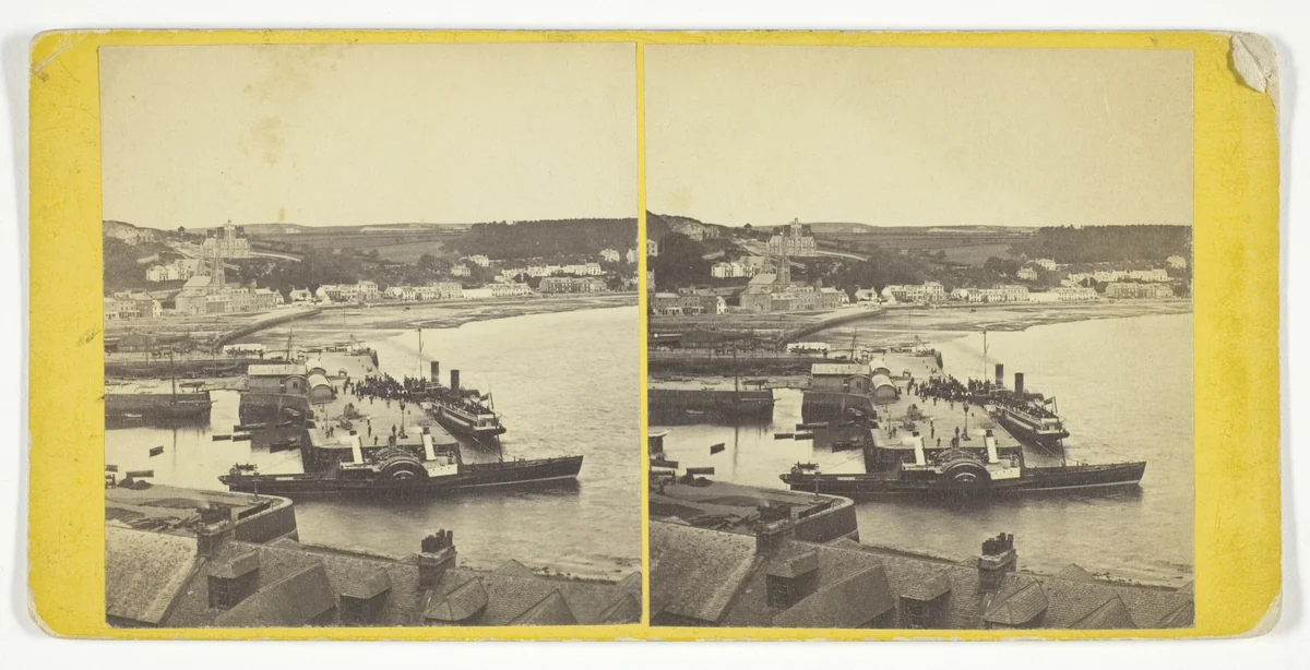Rothesay Pier - Island of Bute by G. W. Wilson, photograph, 1850-1874