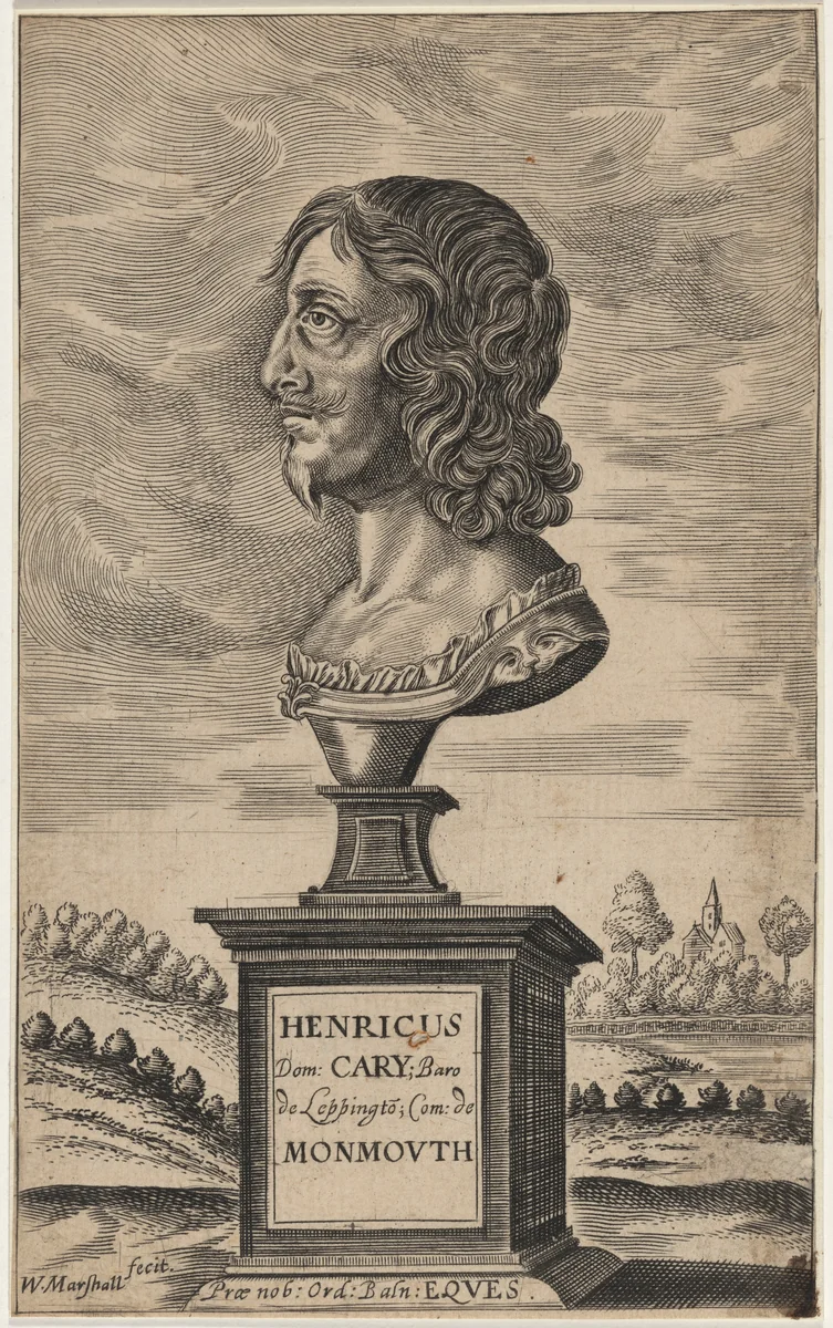 Henry Cary by William Marshall, print, 1569-1677