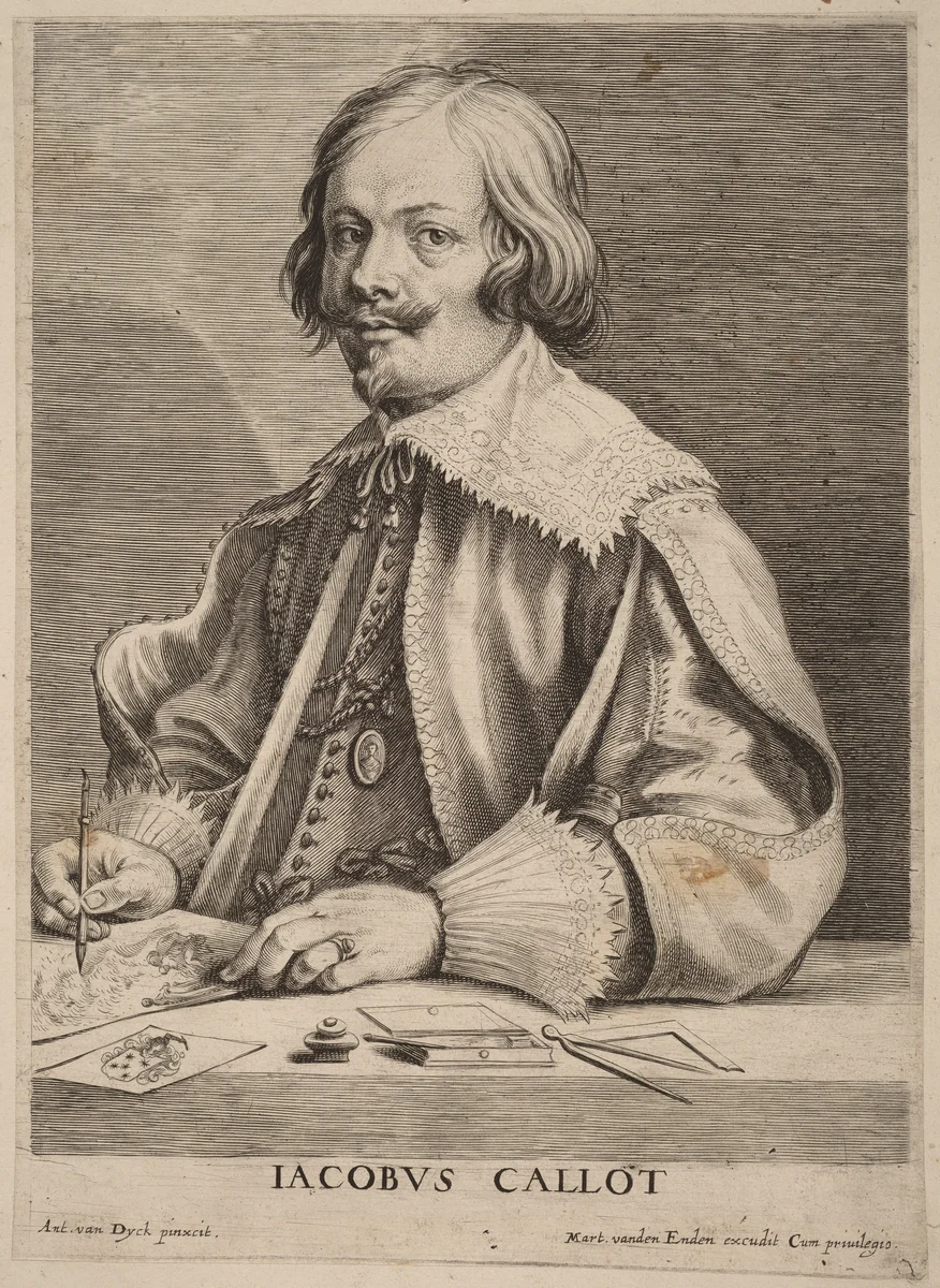 Jacques Callot by Lucas Emil Vorsterman
Sir Anthony van Dyck
Martin van den Enden I, print, 1595-1675