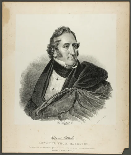 Thomas Benton, Senator from Missouri by Charles Fenderich, print, 1835-1845