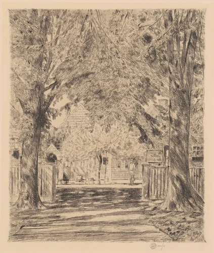 An Easthampton Idyll by Childe Hassam, print, 1923