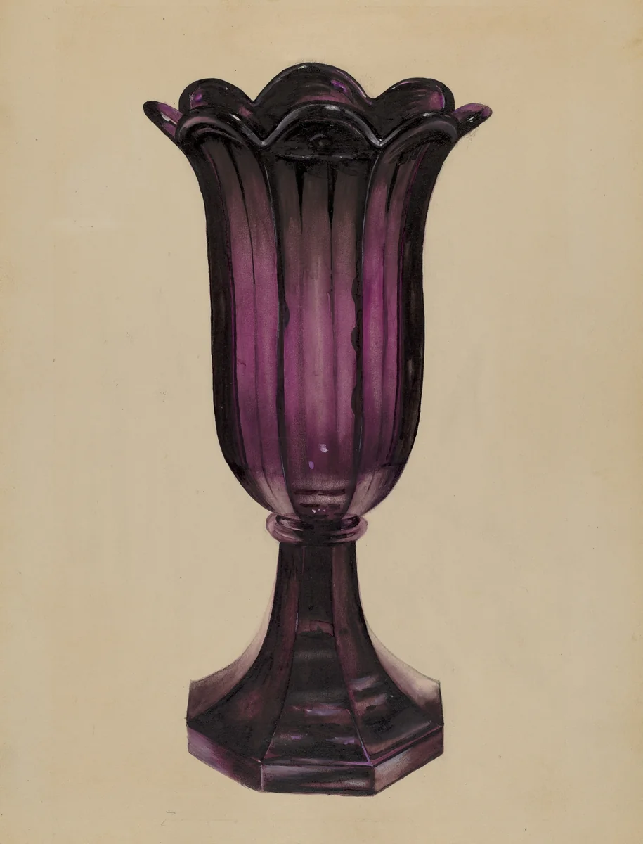 Vase by John Tarantino, index of american design, 1936