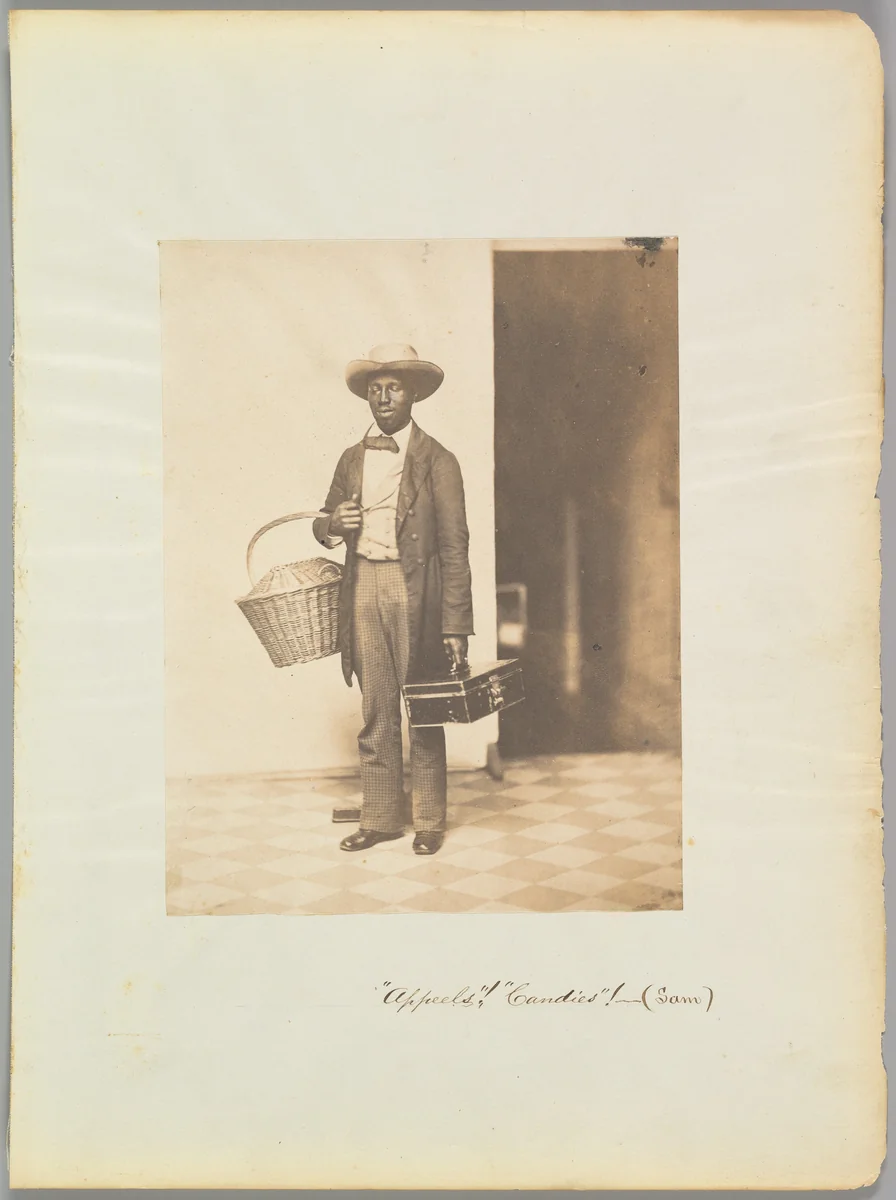 Sam (Campus Vendor, from a Yale Class Album) by George Kendall Warren, photograph, 1856-1860