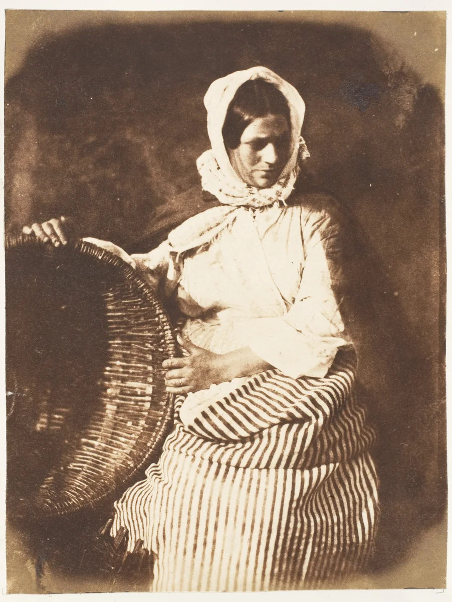 Newhaven Fishwife by Hill and Adamson, photograph, 1843-1847