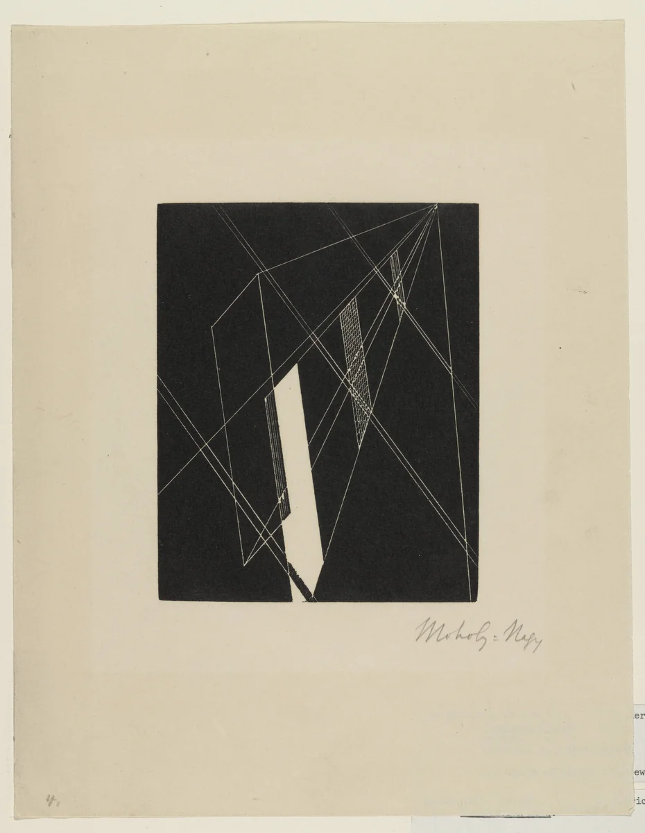 Composition No. 4 by László Moholy-Nagy, print, 1923