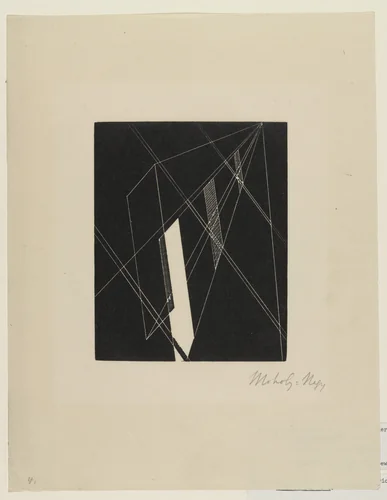 Composition No. 4 by László Moholy-Nagy, print, 1923