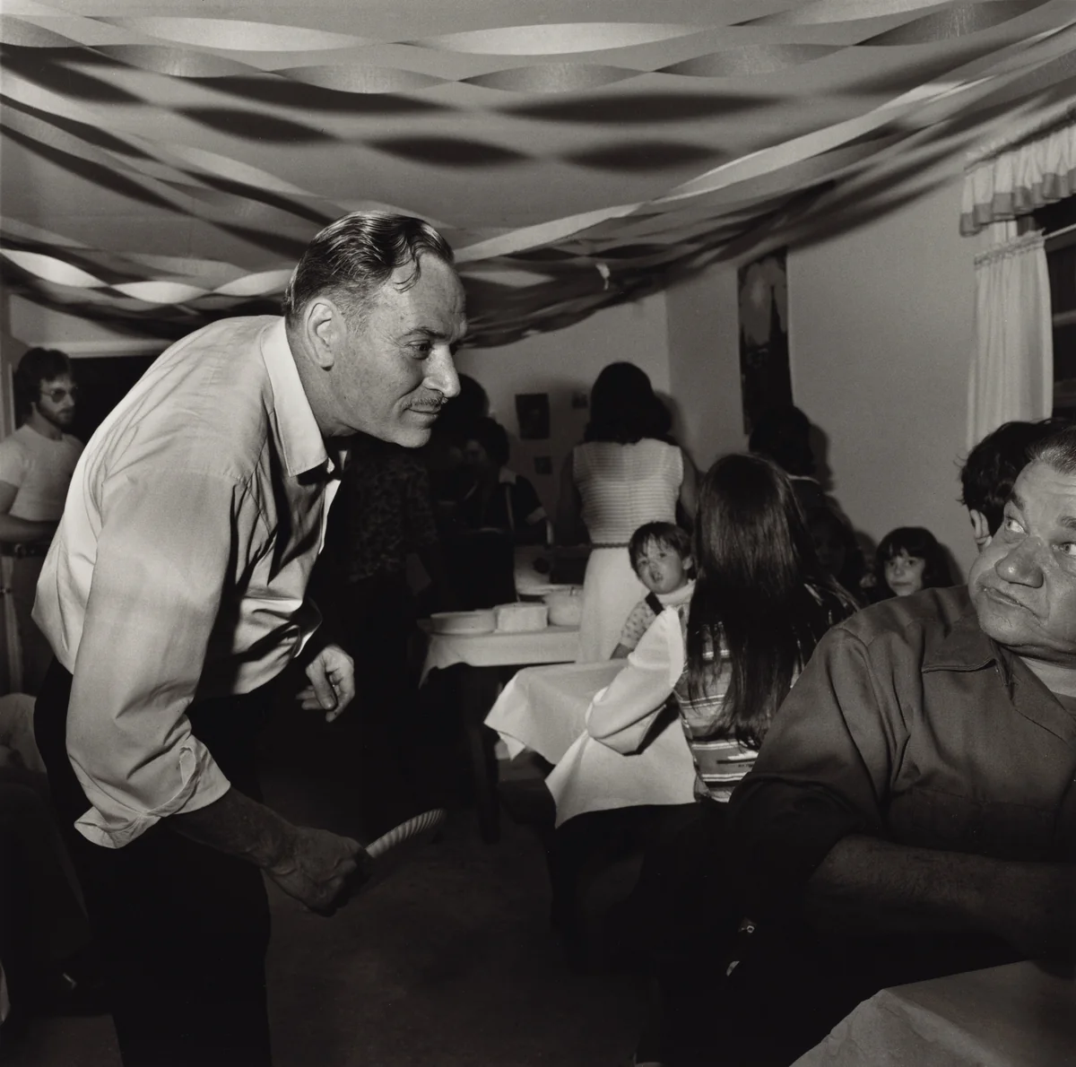 Miller-Sabatine Graduation Party, Martins Creek, Pennsylvania by Larry Fink, photograph, 1977