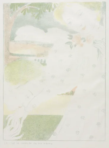 And It is the Caress of their Hands by Maurice Denis, print, 1893-1904