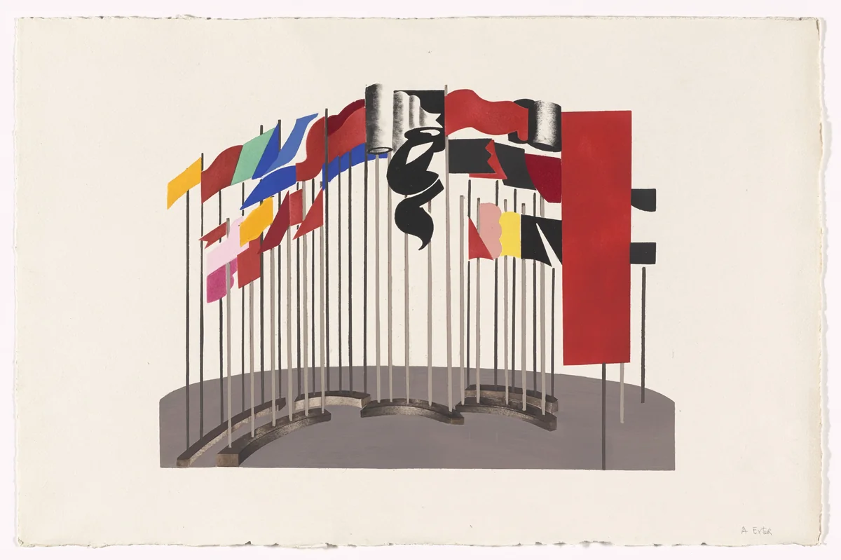 Faust from Alexandra Exter: Stage Sets (Alexandra Exter: Décors de théâtre) by Alexandra Exter, print, 1927